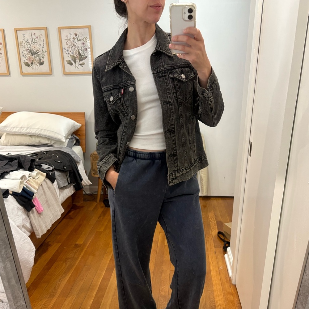 Levi's Charcoal Denim Jacket
